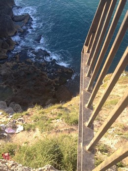 Lugar donde falleció el menor