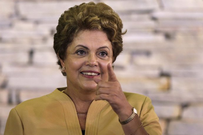 La presidenta de Brasil Dilma Rousseff 