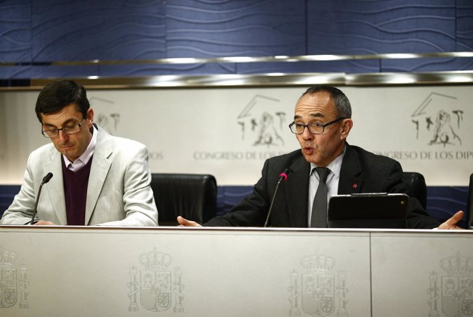 José Luis Centella y Joan Coscubiela