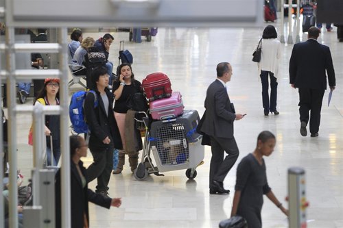 Aeropuerto de Barajas, turismo, turistas, viajeros, viajes, avión, avión, AENA.