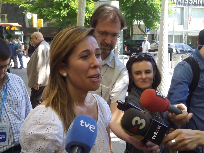 La presidenta del PP catalán, Alicia Sánchez-Camacho