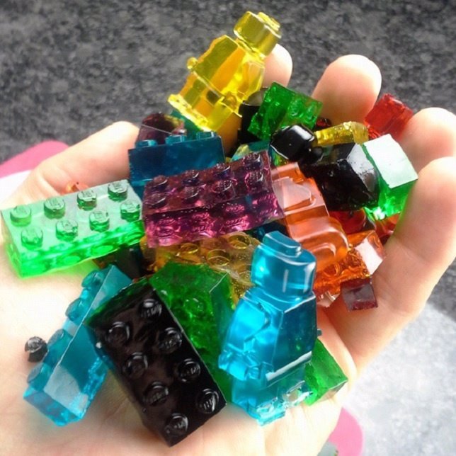 Gominolas y caramelos de LEGO