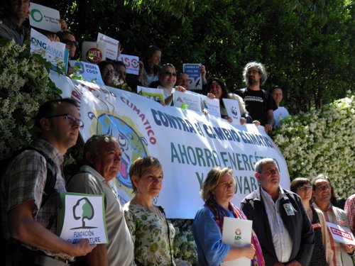 Representantes de las más de 400 ONG de Alianza del Clima