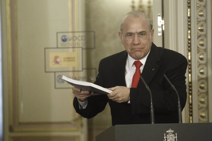 José Ángel Gurría, secretario general de la OCDE informe sobre la reforma AAPP