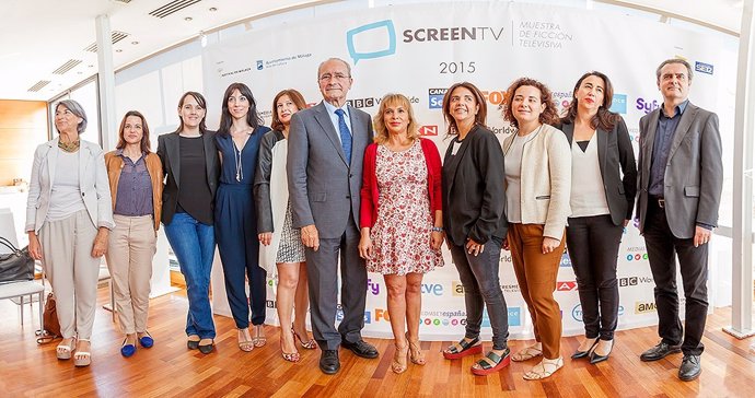 Presentación de Screen TV, festival series De la Torre y Juan Antonio Vigar