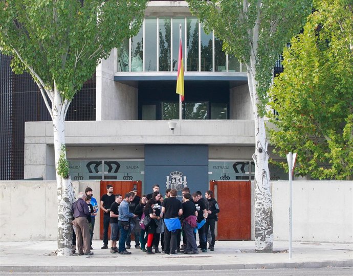 Miembros de Segi en la Audiencia Nacional