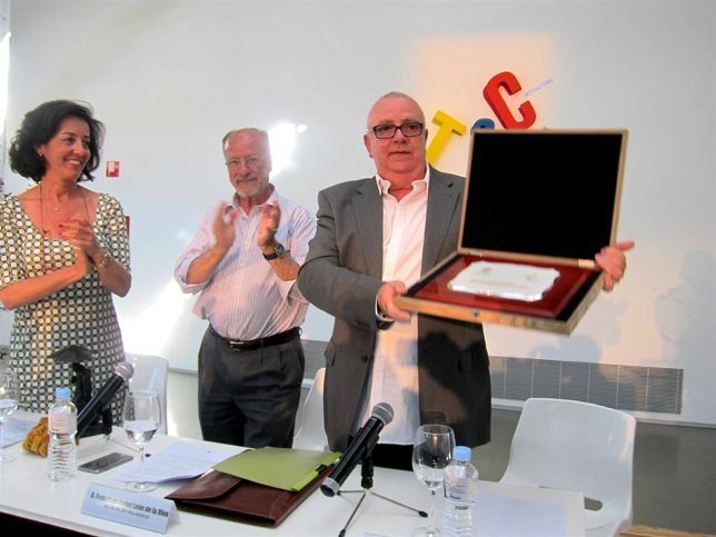 Mario Pérez Tápanes, homenajeado por el Ayuntamiento de Valladolid.