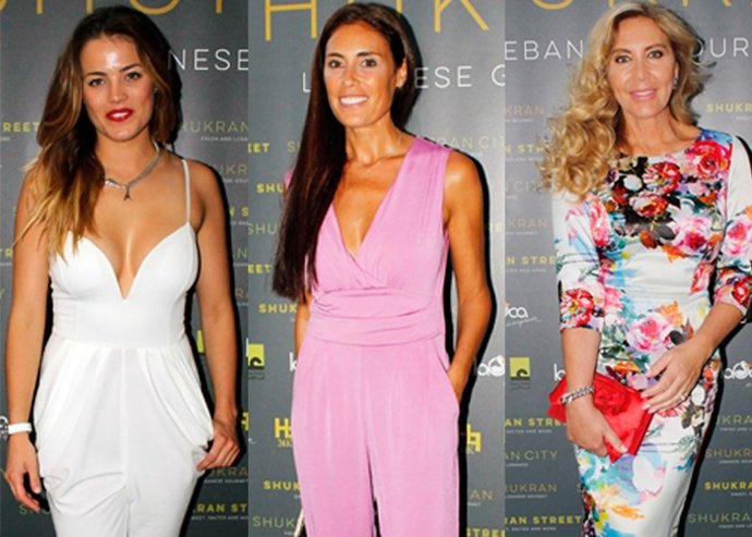 Isabel Rábago, Norma Duval o Alyson Eckmann inauguración terraza Hotel Miguel án