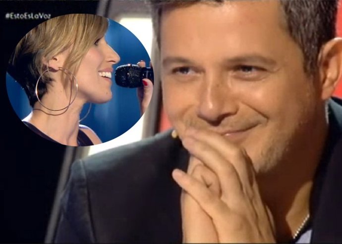 La Voz 2015 La Flaka canta para Alejandro Sanz 