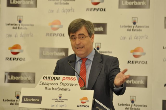 Miguel Cardenal en los Desayunos Deportivos de EP