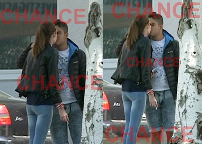 José Fernando enamorado: los tiernos besos con su novia