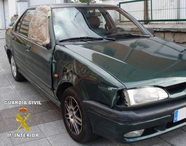 Vehículo de atropello en Noreña