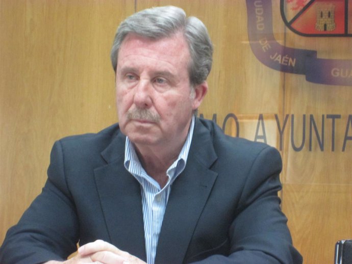 Miguel Ángel García Anguita en la rueda de prensa en la que pidió perdón 