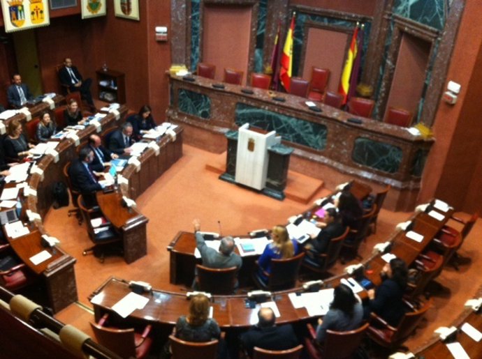 Hemiciclo en la Asamblea Regional