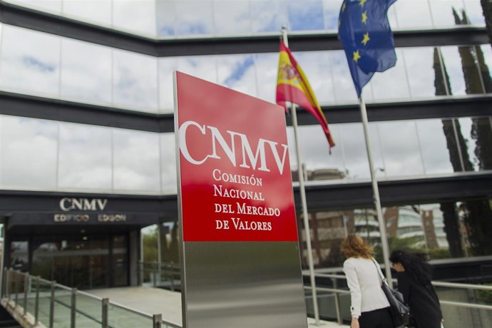 CNMV, fachada de la Comisión Nacional del Mercado de Valores