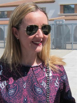 La candidata de C's a la Alcaldía de Zaragoza, Elena Martínez Ortín