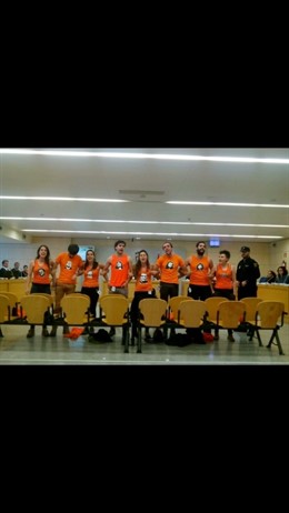 Miembros de Ernai en la Audiencia Nacional