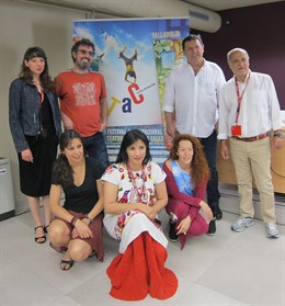 Algunos de los protagonistas del TAC participantes en la rueda de prensa