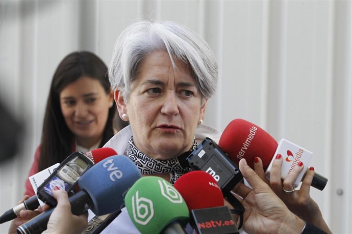 La vicepresidenta de Navarra, Lourdes Goicoechea en el Congreso