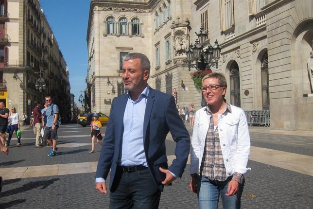 Jaume Collboni, Carmen Andrés (PSC)