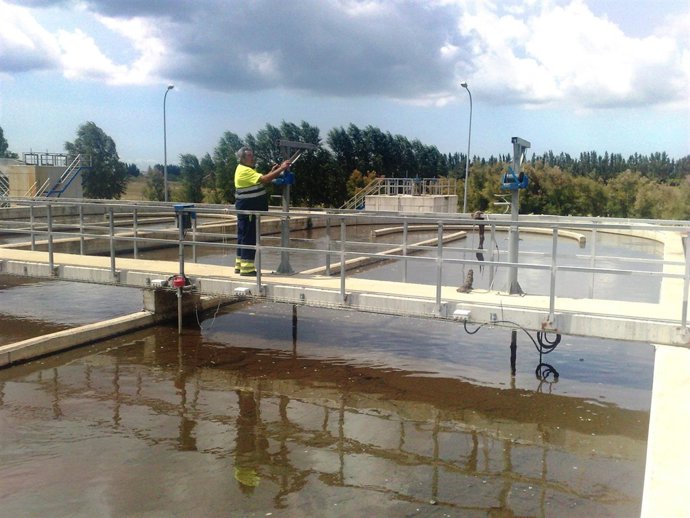 Depuración de agua en El Rocío. 