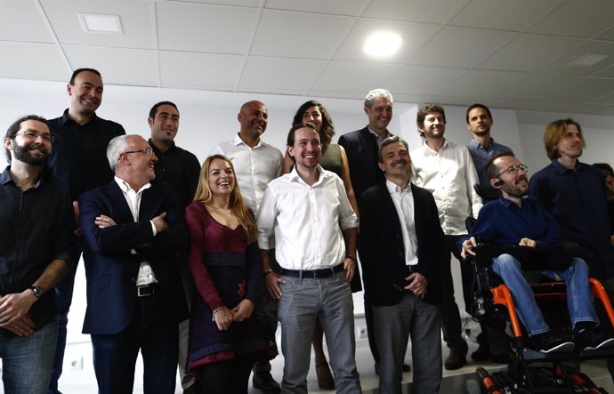 Pablo Iglesias se reúne con los 13 cabezas de lista de Podemos a las elecciones