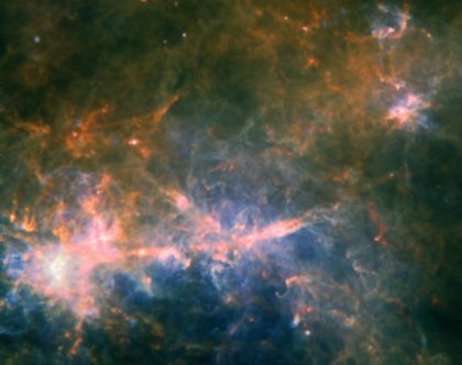 Enormes filamentos revelan la distribución de la materia en la Vía Láctea