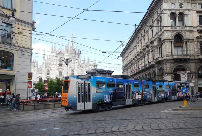 Tranvía en Milán