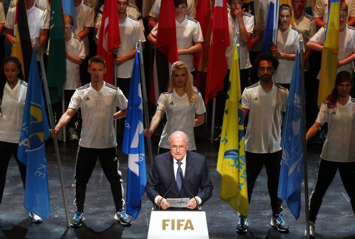 El actual presidente de la FIFA, Joseph Blatter