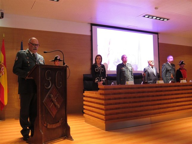 Acto de celebración del 171 aniversario de la fundación de la Guardia Civil 