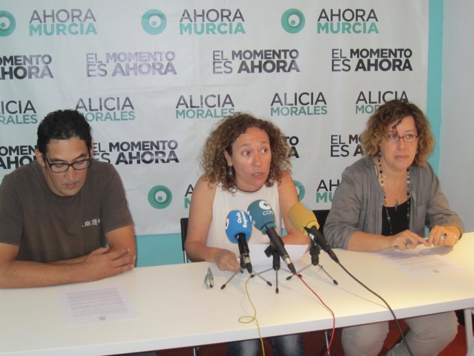 Alicia Morales, candidata de Ahora Murcia a la alcaldía