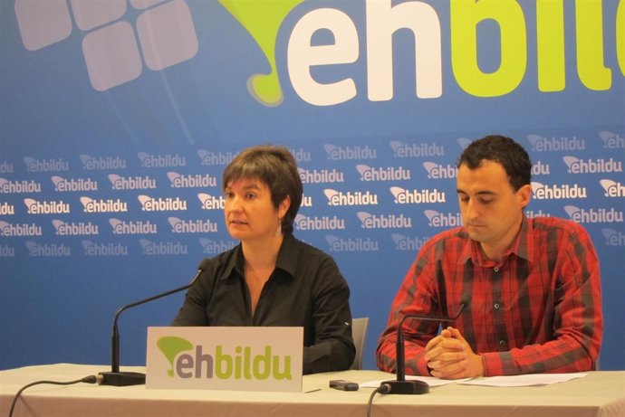 Maribi Ugarteburu y Asier Vega (EH BIldu)