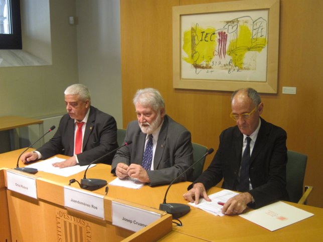 Oriol Rusca, Josep Cruanyes y Joandomènec Ros 