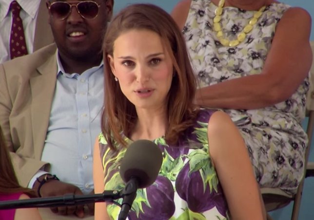 Natalie Portman, discurso Harvard