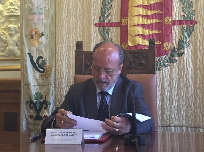 El alcalde de Valladolid, Francisco Javier León de la Riva