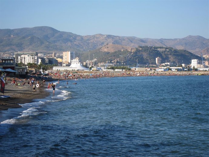 PLAYA, MAR, SOL, ARENA, TURISMO, BAÑO