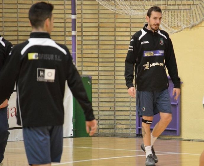 Borja Blanco entrenando