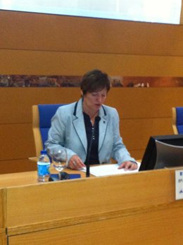 La conselleira de Sanidade, Rocío Mosquera, este sábado