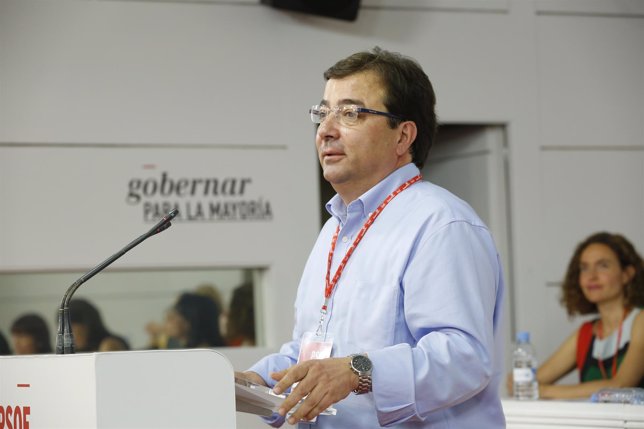 Fernández Vara en el Comité Federal del PSOE