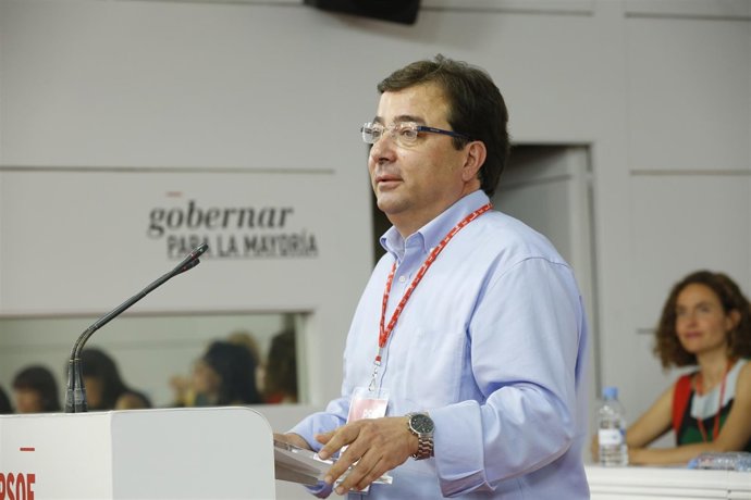 Guillermo Fernández Vara en el Comité Federal del PSOE