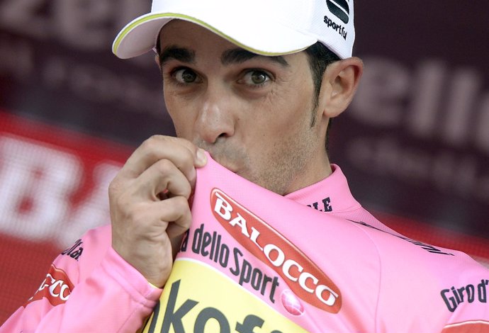 Alberto Contador, tras la penúltima etapa del Giro 2015 