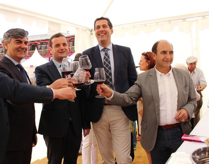 Isidro Tomás, Jesús Sedano, Amancio Moyano y Aurelio Tomás. 