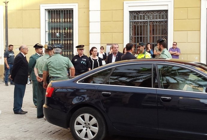 Entierro del agente fallecido