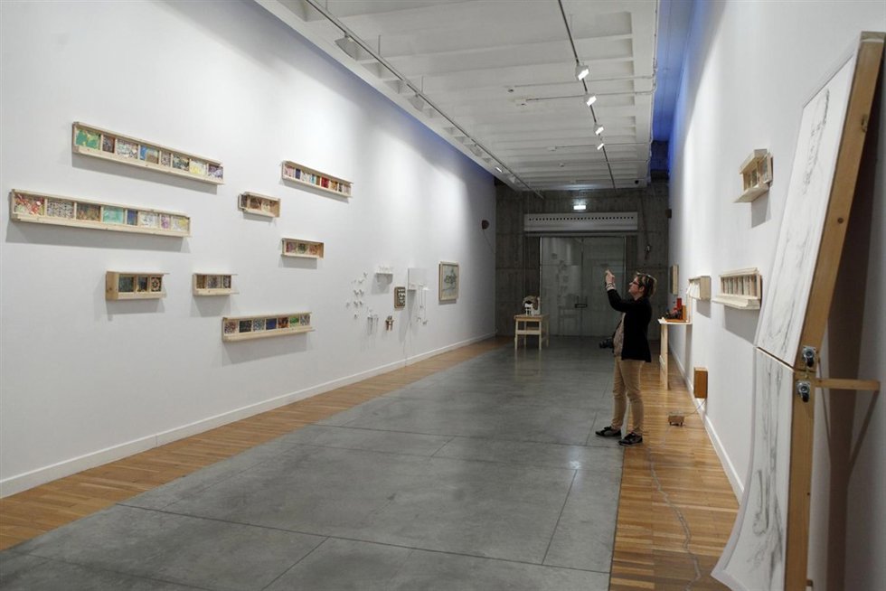 Exposición ‘Estereometría de una pintura y sus posibilidades fantomáticas’.