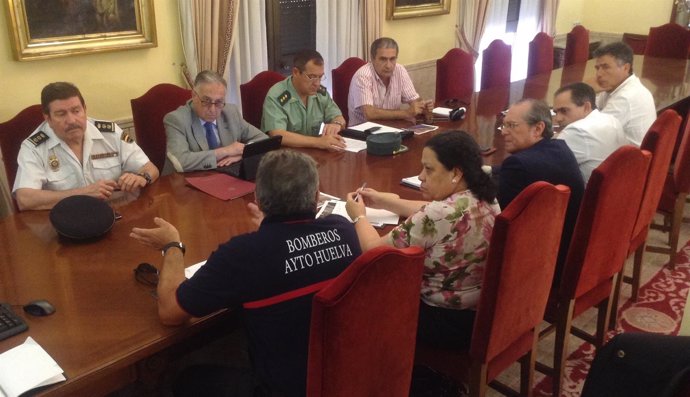 Reunión en la Subdelegación del Gobierno en Huelva