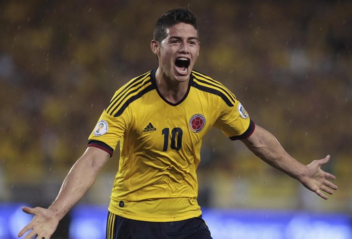 El futbolista James Rodríguez 