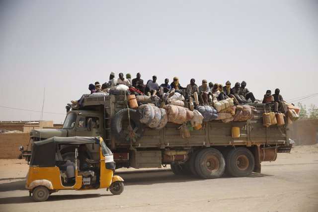 Inmigrantes en Agadez, Níger
