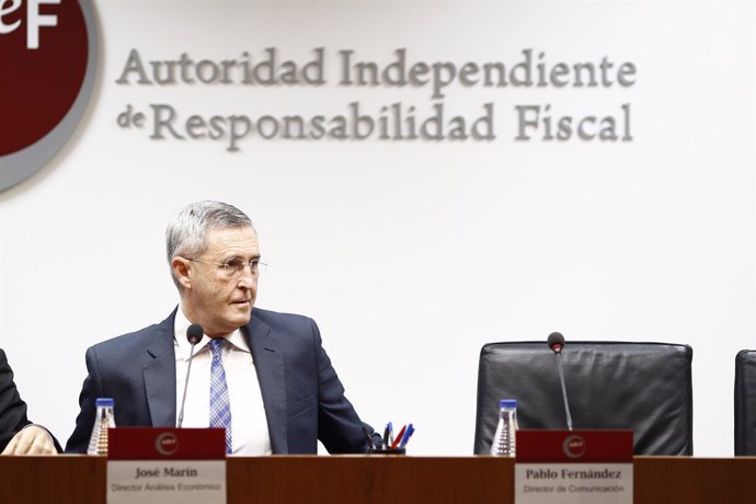 José Marín, de la AIReF, Autoridad Independiente de Responsabilidad Fiscal