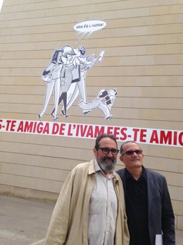 Cortés y Llobell muestran la nueva imagen del Ivam