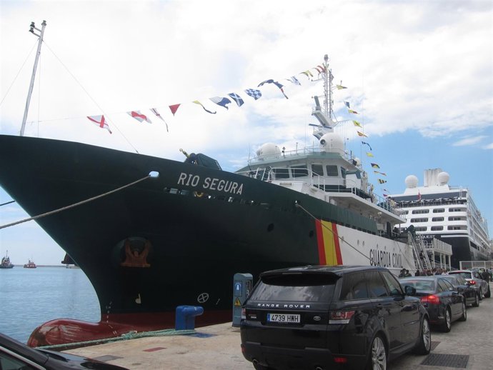 Buque 'Río Segura', participante en la operación Indalo